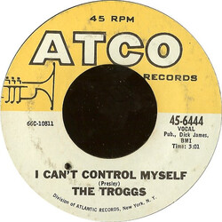 The Troggs I Can't Control Myself Vinyl 7" USED