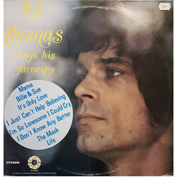 B.J. Thomas Sings His Favorites Vinyl LP USED