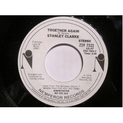 Stanley Clarke Together Again Vinyl 7" USED