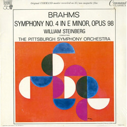 Johannes Brahms / William Steinberg / Pittsburgh Symphony Orchestra Symphony No. 4 In E Minor, Opus 98 Vinyl LP USED