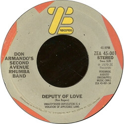Don Armando's Second Avenue Rhumba Band Deputy Of Love USED VINYL 7INCH 45 RPM STYRENE STEREO