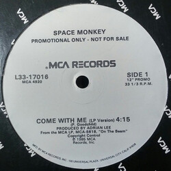 Space Monkey (3) Come With Me USED VINYL 12INCH PROMO SINGLE 33 S RPM
