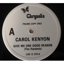 Carol Kenyon Give Me One Good Reason USED VINYL 12INCH 45 RPM PROMO