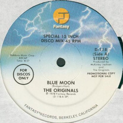 The Originals Blue Moon USED VINYL 12INCH 45 RPM PROMO STEREO