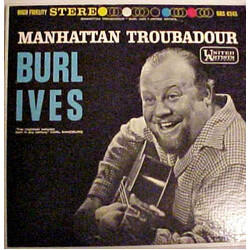 Burl Ives Manhattan Troubadour Vinyl LP USED