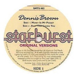 Dennis Brown Money In My Pocket USED VINYL 7INCH 45 RPM