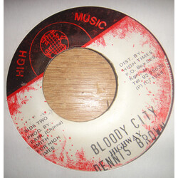 Jennifer Lara / Dennis Brown Hand To Mouth / Bloody City USED VINYL 7INCH 45 RPM