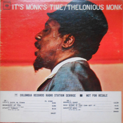 Thelonious Monk It's Monk's Time Vinyl LP USED