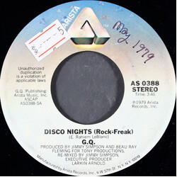 GQ Disco Nights (Rock-Freak) USED VINYL 7INCH SINGLE 45 RPM