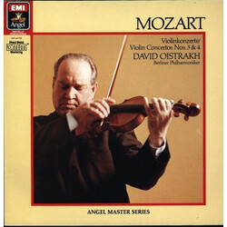 Wolfgang Amadeus Mozart / David Oistrach / Berliner Philharmoniker Violin Concertos Nos. 3 & 4 Vinyl LP USED