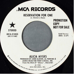 Alicia Myers Reservation For One Vinyl 7" USED