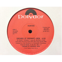 Hunter (8) Dreams Of Ordinary Men USED VINYL 12INCH 33 S RPM PROMO