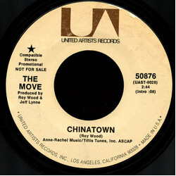 The Move Chinatown USED VINYL 7INCH 45 RPM SINGLE PROMO STYRENE