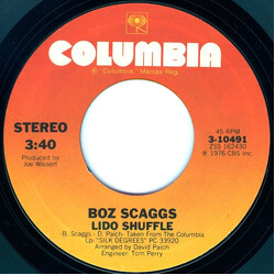 Boz Scaggs Lido Shuffle USED VINYL 7INCH 45 RPM SINGLE STYRENE