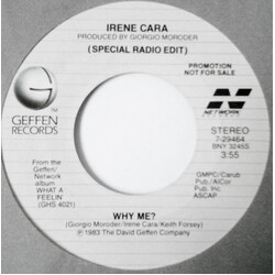 Irene Cara Why Me? Vinyl 7" USED