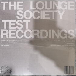 The Lounge Society Test Recordings USED VINYL 12INCH 45 RPM EP LIMITED EDITION