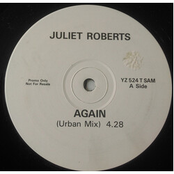 Juliet Roberts Again USED VINYL 12INCH 33 S RPM PROMO
