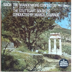 Johann Sebastian Bach / Stuttgarter Solisten / Marcel Couraud The Brandenburg Concertos Vinyl LP USED