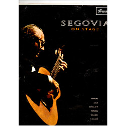 Andrés Segovia On Stage Vinyl LP USED
