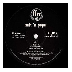 Salt 'N' Pepa Push It USED VINYL 12INCH 45 RPM