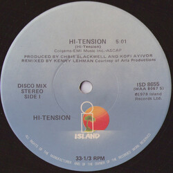 Hi-Tension Hi-Tension / Girl I Betcha VINYL 12" USED