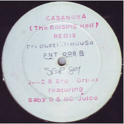 Jazz & The Brothers Grimm / Baby D / MC Juice Casanova (The Raising Hell) Remix USED VINYL 12INCH WHITE LABEL