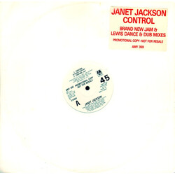 Janet Jackson Control USED VINYL 12INCH PROMO 45 RPM