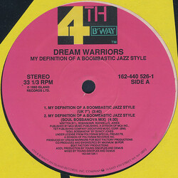Dream Warriors My Definition Of A Boombastic Jazz Style USED VINYL 12INCH SINGLE 33 S RPM