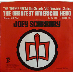 Joey Scarbury The Theme From "The Greatest American Hero" (Believe It Or Not) VINYL 7" USED