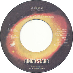Ringo Starr No No Song / Snookeroo USED VINYL 7INCH 45 RPM SINGLE STEREO