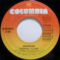 Bangles Eternal Flame USED VINYL 7INCH 45 RPM SINGLE STYRENE