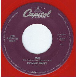 Bonnie Raitt You USED VINYL 7INCH 45 RPM SINGLE JUKEBOX