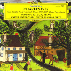 Charles Ives / Roberto Szidon / Walter Stangl (2) / Dieter Sonntag Piano Sonata No. 2 "Concord, Mass., 1840-1860" • Three Page Sonata Vinyl LP USED