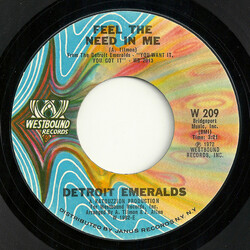 Detroit Emeralds Feel The Need In Me / There's A Love For Me Somewhere Vinyl 7" USED
