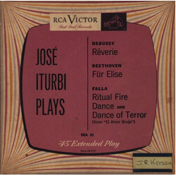 José Iturbi José Iturbi Plays Vinyl 7" USED