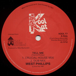 West Phillips Tell Me VINYL 12" USED