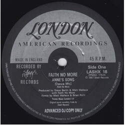 Faith No More Anne's Song USED VINYL 12"