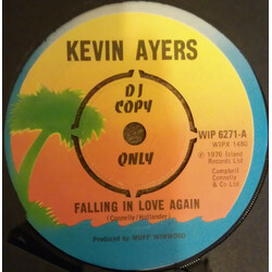 Kevin Ayers Falling In Love Again USED VINYL 7INCH 45 RPM SINGLE PROMO