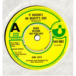 Babe Ruth If Heaven's On Beauty's Side Vinyl 7" USED