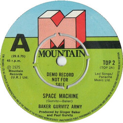 Baker Gurvitz Army Space Machine USED VINYL 7INCH 45 RPM SINGLE PROMO