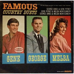 George Jones (2) / Gene Pitney / Melba Montgomery Famous Country Duets Vinyl LP USED