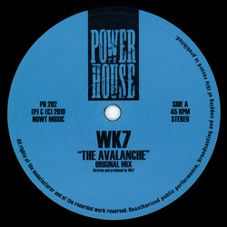 WK7 The Avalanche USED VINYL 12INCH 33 S RPM 45 RPM