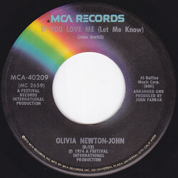 Olivia Newton-John If You Love Me (Let Me Know) USED VINYL 7INCH 45 RPM SINGLE