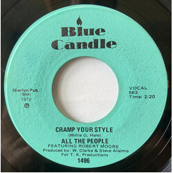 All The People / Robert Moore (3) Cramp Your Style / Whatcha Gonna Do About It USED VINYL 7INCH 45 RPM SINGLE STEREO