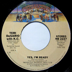 Teri DeSario / KC (4) Yes, I'm Ready USED VINYL 7INCH 45 RPM SINGLE