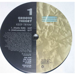 Groove Theory Keep Tryin' USED VINYL 12INCH PROMO