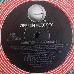 Christopher Williams One Girl VINYL 12" USED