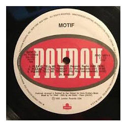 Motif (2) Please Tell Me Tonight USED VINYL 12INCH 33 S RPM PROMO