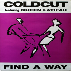 Coldcut / Queen Latifah Find A Way USED VINYL 12INCH 33 S RPM 45 RPM