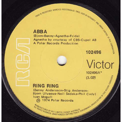 ABBA / Björn & Benny, Agnetha & Anni-Frid Ring Ring Vinyl 7" USED